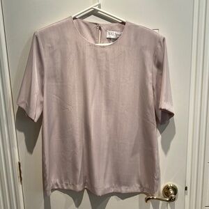 Susan Graver Light Taupe Blouse